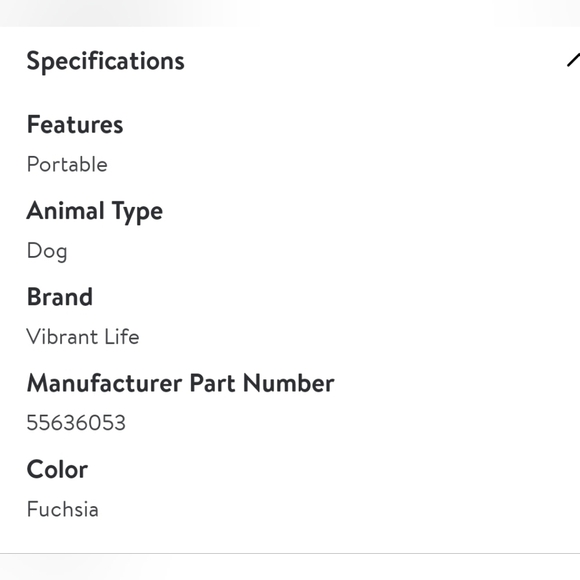 Vibrant Life Large Fuschia Paw Print Stainless Steel Pet Bowl - Picture 8 of 8